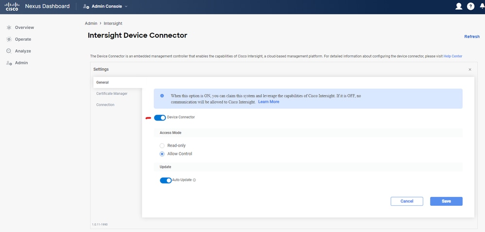 Configuración de interacción ND