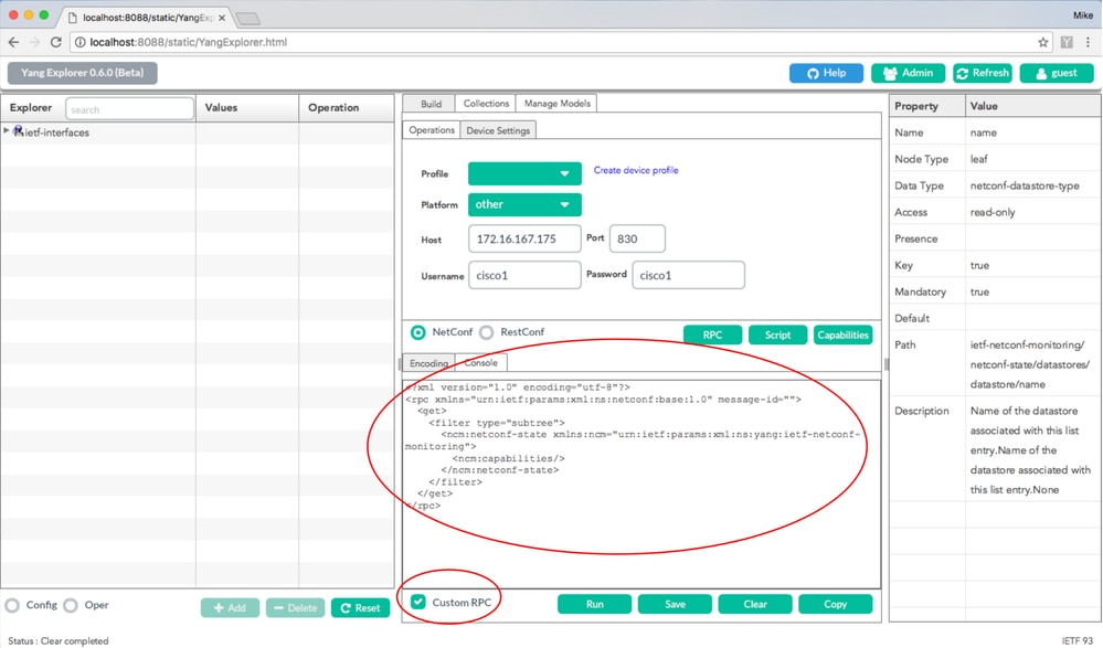 Cut and Paste into Yang Explorer Application