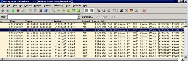 配置wireshark