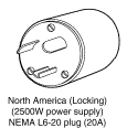 NEMA L6 20プラグ