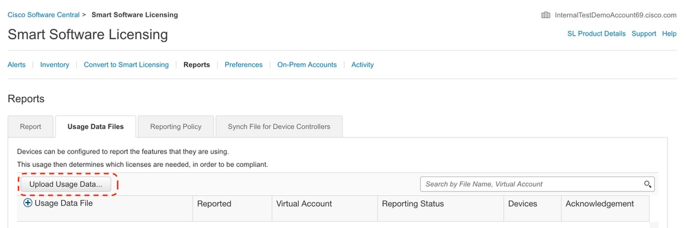 CSSM - زر تحميل بيانات الاستخدام