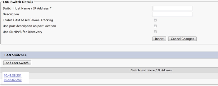 Identify LAN Switches