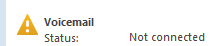 Voicemail Not Connected