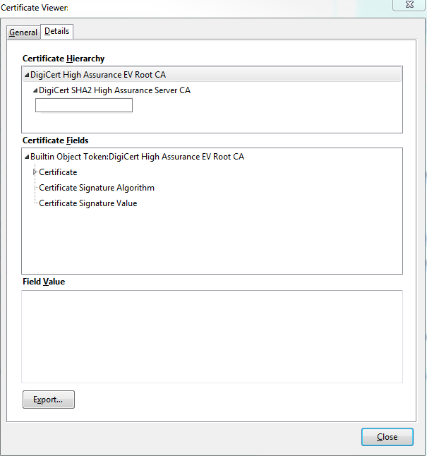 Certificate Hierarchy and Certificate Fields