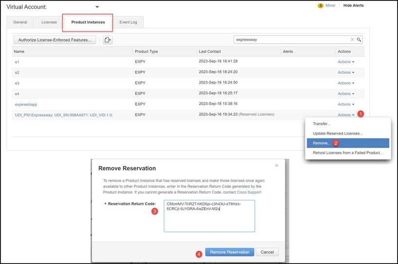 CSSM - إرجاع الترخيص