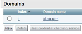 Domaines configurés localement