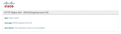 404 Not Found for EPASSoap Service v105