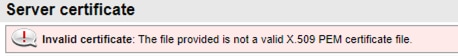 证书格式无效