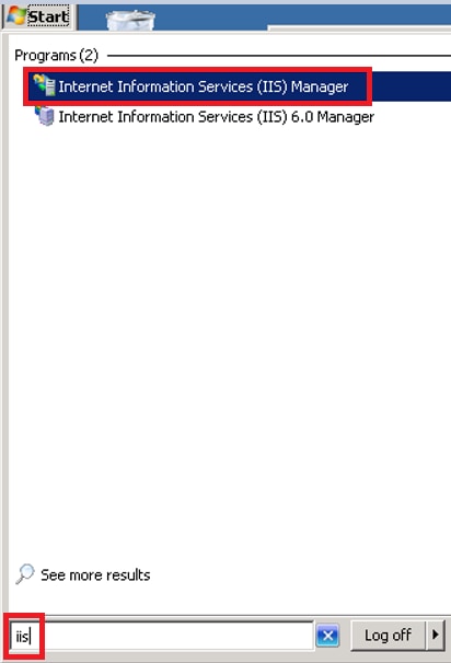 SSO with CUCM and AD FS - Troubleshoot Dotless Certificate - Search for IIS