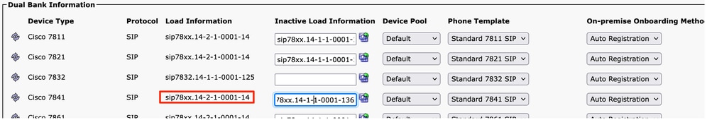 Copy Load Information