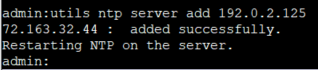Utils NTP-serveradd