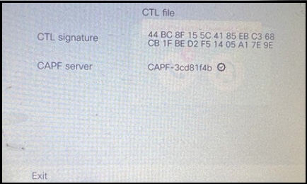 Fichier CTL sur le téléphone