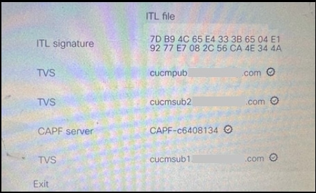 Fichier ITL sur le téléphone