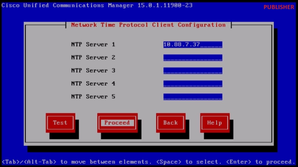 Configuration du client NTP