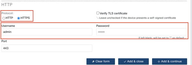 Terminalverbindungsmethode HTTP