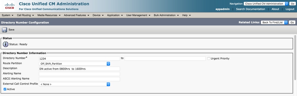 Create a Directory and Assign it to Off_Shift_Partition