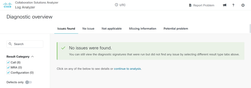 Log Analyzer Diagnostics overview