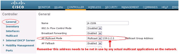 Selezione Multicast