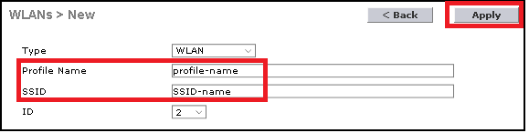 Enter new WLAN information