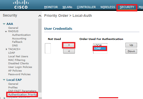 Configurar GUI de WLC