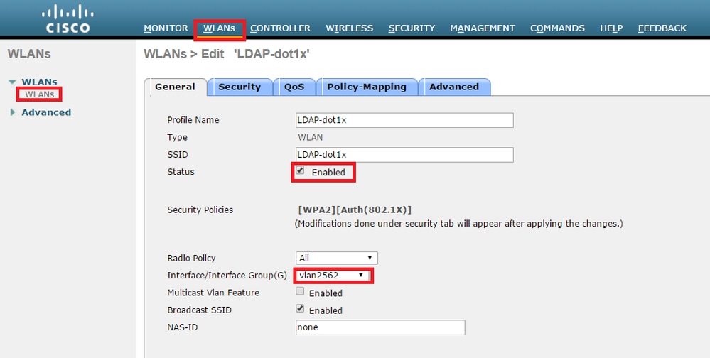 Configure WLC GUI