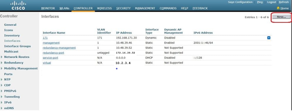 Configuração de VLAN na GUI 1