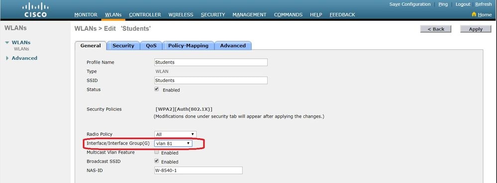 VLAN-Konfiguration in GUI 7