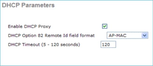 13_2500 WLC DHCP Parameters