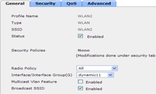 21_2500 WLC General Tab Information