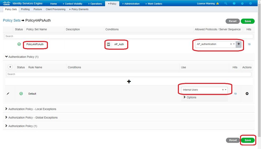 ISE Authorization Policy