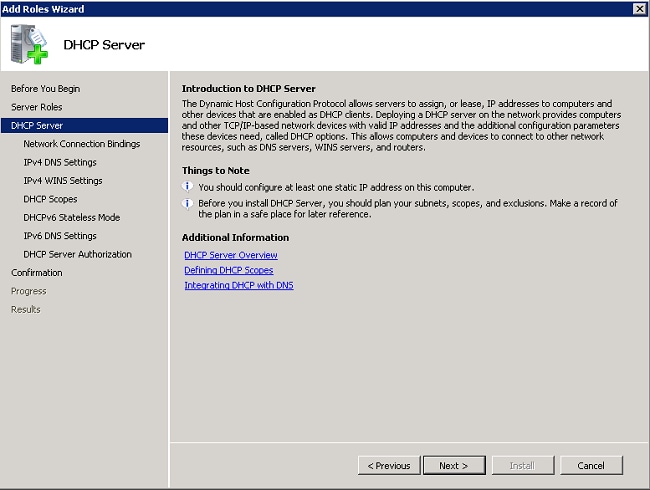 Review the Introduction to DHCP Server