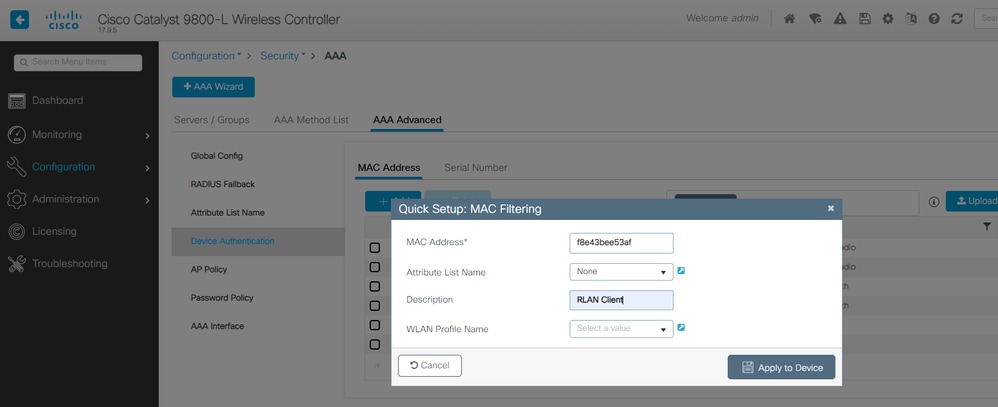 Device Management Local DB