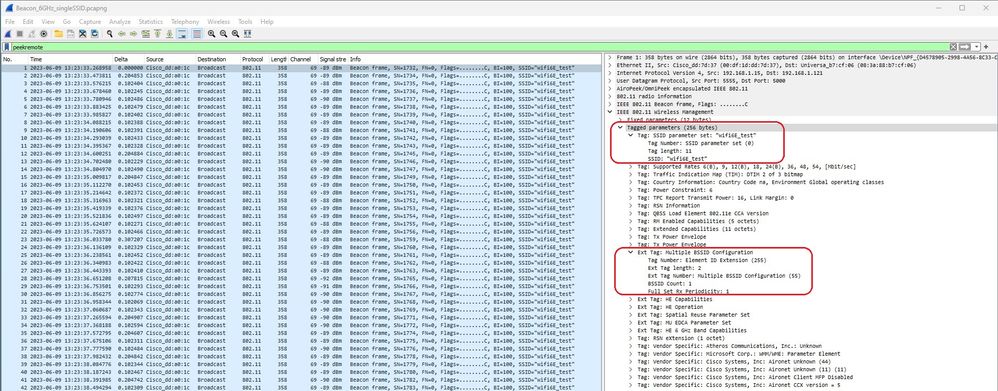 MBSSID OTA-Erfassung nur 1