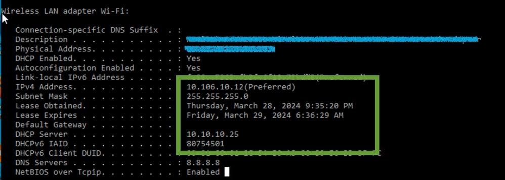 Verificación de IP en el extremo del cliente