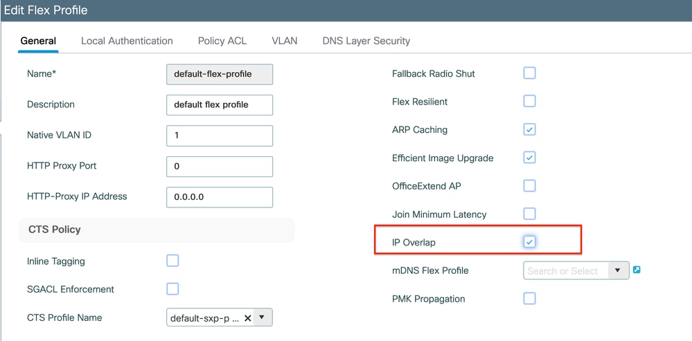 Configuración de perfil flexible en WLC