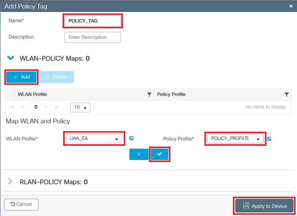 Policy Tag Configuration