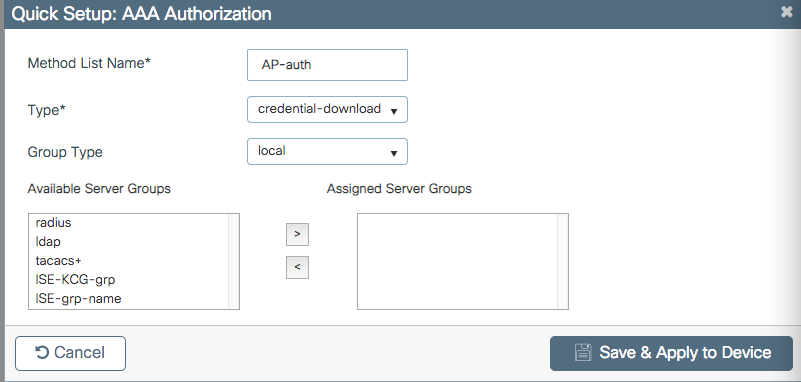 Configuration GUI