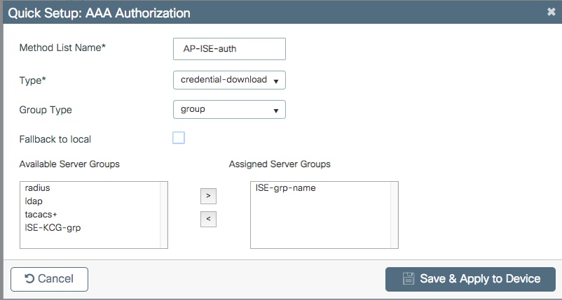 Configuration GUI