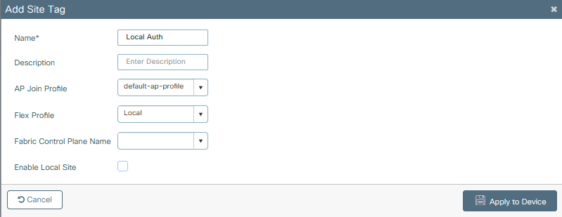 Create a Flex Profile and Configure the RADIUS Server Group