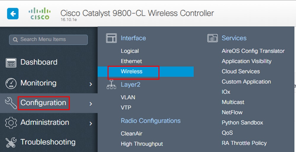 9800-Wireless Mgmt Intf