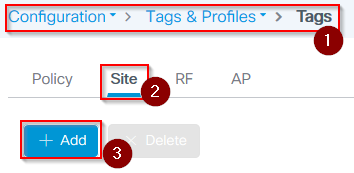 Adding a Site Tag