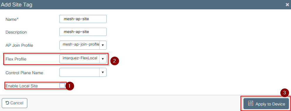 Setting the Flex Profile