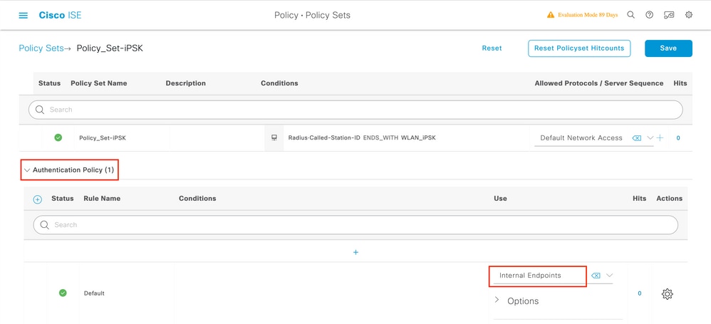 Authentication policy