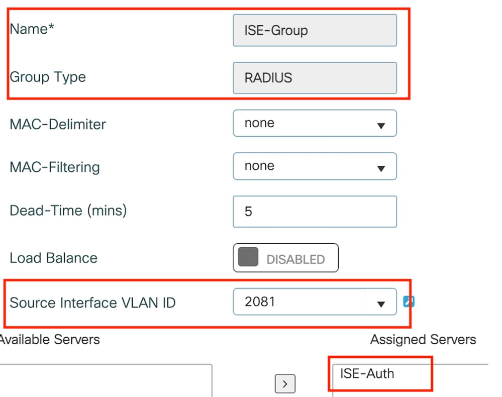 Anchor radius group