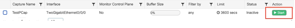 Start Packet Capture