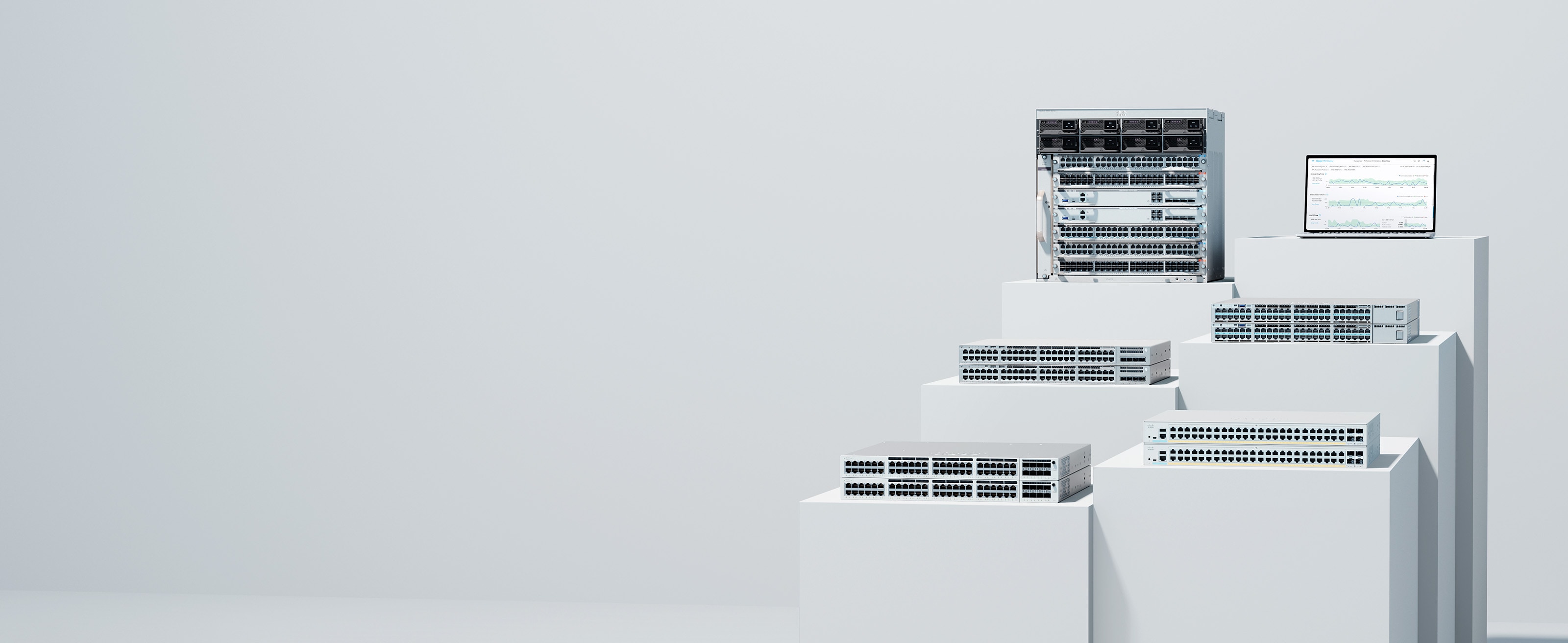 Commutateurs Cisco Catalyst 9000, Cisco Catalyst 1000 et Cisco Meraki avec l’interface de gestion Cisco DNA Center