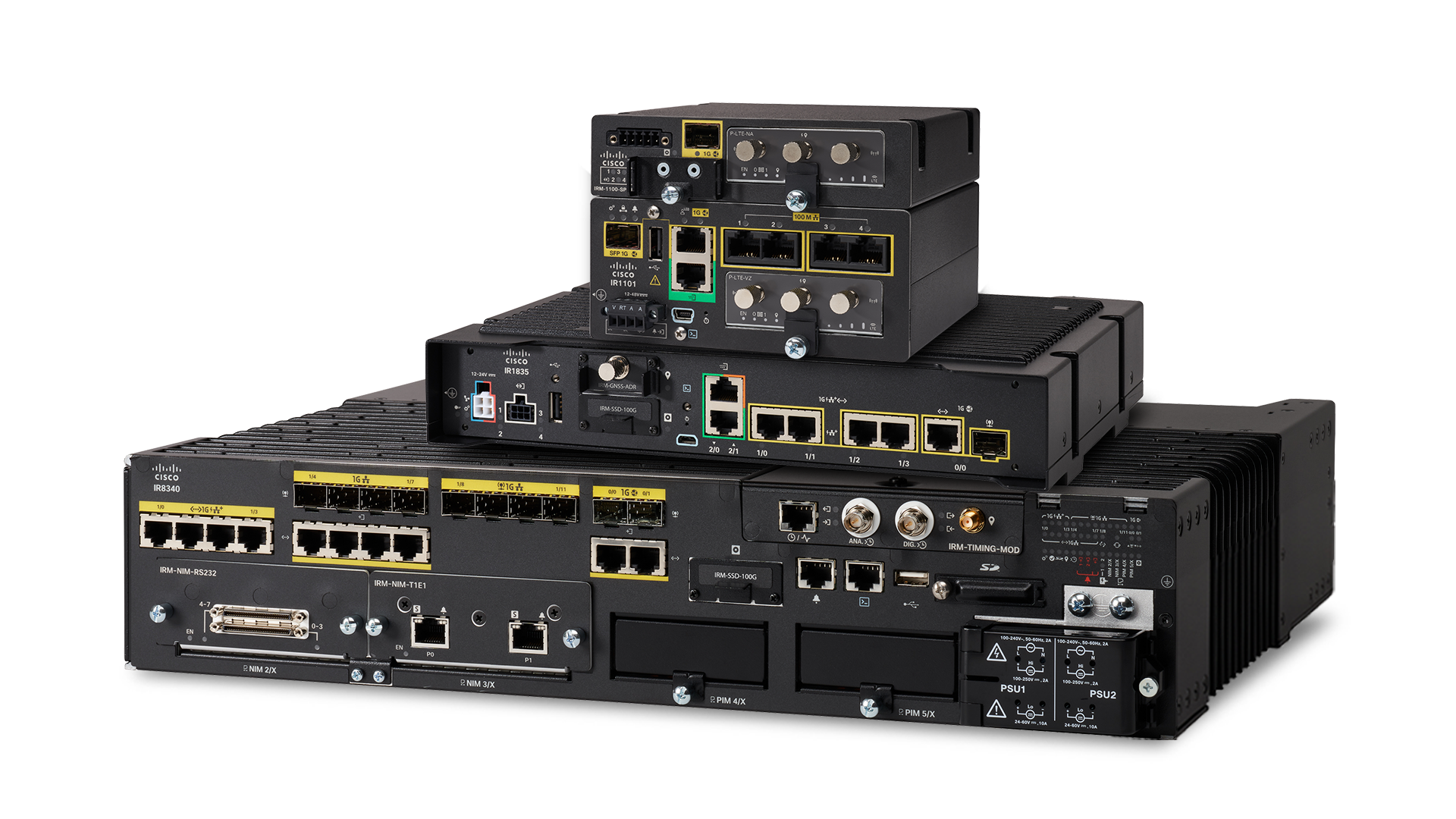 Routeurs Cisco Catalyst IR1100, Catalyst IR1800 et routeurs robustes Cisco Catalyst, série IR8300